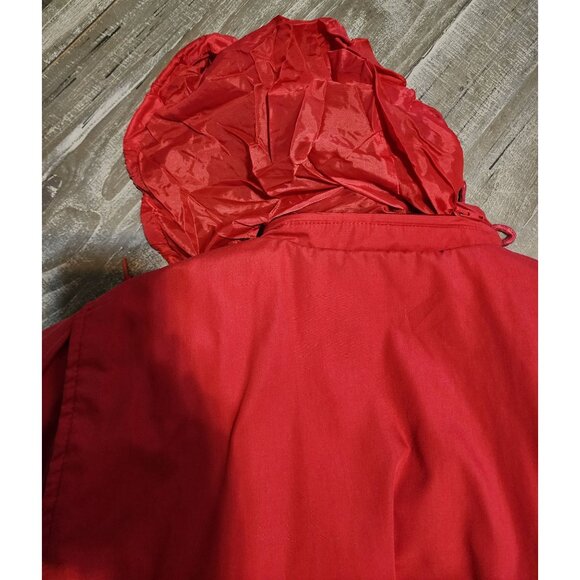 Towncraft Mens Red Bomber Jacket Coat Size XL Hooded - Picture 7 of 8